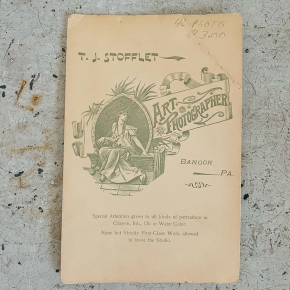 Antique Cabinet Card - Picture 5 of 7